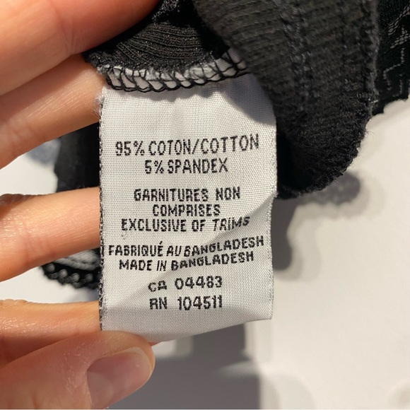 ๐๏ธ4 for 20$ / Black Lace Racerback Rib Tank Top / 10 - Picture 7 of 8